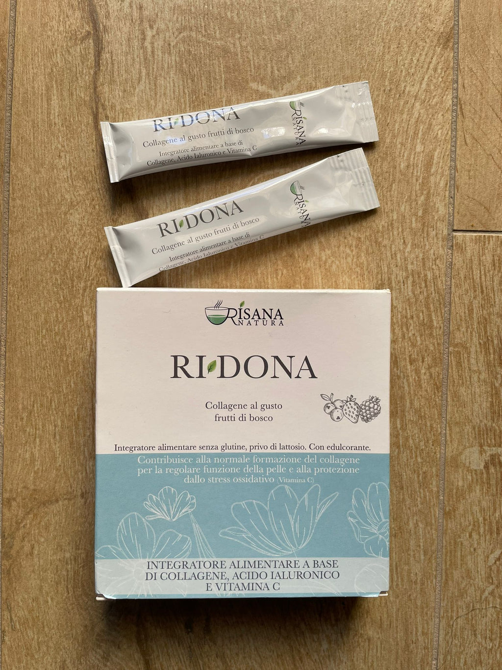 Collagene al gusto di frutti rossi in bustine